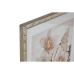 Tablou Home ESPRIT Tropical Orhidee 50 x 2,5 x 70 cm (2 Unități)