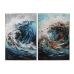 Maľba Home ESPRIT More a oceán 80 x 3 x 120 cm (2 kusov)