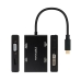 USB-C-jaotur NANOCABLE 10.16.4307 Must (1 Ühikut)
