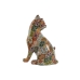 Ukrasna figura Home ESPRIT Pisana mačka Mediteran 11 x 10 x 16 cm (2 kom.)