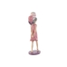 Decorative Figure Home ESPRIT Pink Light mauve chica 7 x 11 x 27 cm