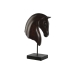 Διακοσμητική Φιγούρα Home ESPRIT Μαύρο Σκούρο καφέ Άλογο 27 x 13 x 42,5 cm