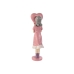 Decorative Figure Home ESPRIT Pink Light mauve chica 10 x 8,5 x 31 cm