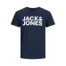 Camiseta de Manga Corta Hombre Jack & Jones JJECORP LOGO TEE 12151955 Azul marino