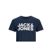 Heren-T-Shirt met Korte Mouwen Jack & Jones JJECORP LOGO TEE 12151955 Marineblauw