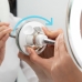 LED padidinamasis veidrodis su prisitaikančia rankena ir prilimpančiomis kojelėmis Mizoom InnovaGoods