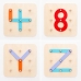 Drevená hračka na tvorenie písmen a čísel Koogame InnovaGoods 27 Kusy