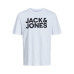 Ανδρική Μπλούζα με Κοντό Μανίκι Jack & Jones JJECORP LOGO TEE 12151955 Λευκό
