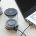 Oppladbare magnetiske trådløse høyttalere Waveker InnovaGoods Pakke med 2 enheter