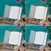 3-i-1 sammenleggbar LED-speil med sminkeorganisering Panomir InnovaGoods
