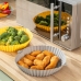 Paniers en Silicone avec Pinceau pour Friteuses à Air Mollicon InnovaGoods 2 Unités