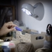 InnovaGoods® Lampe LED avec capteur de mouvement Lumact 360 °, avec lumière LED à 360 degrés et design compact, Éclairage noctur