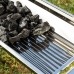 Składany grill ze stali nierdzewnej na węgiel drzewny ExelQ InnovaGoods