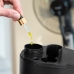 Ventilador Nebulizador de Pie con Mando a Distancia InnovaGoods Mistinn Negro 90 W 2,8 L