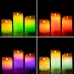 Velas LED Multicolor Efecto Llama con Mando Lendles InnovaGoods 3 Unidades