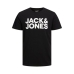 Ανδρική Μπλούζα με Κοντό Μανίκι Jack & Jones JJECORP LOGO TEE 12151955 Μαύρο