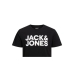 Ανδρική Μπλούζα με Κοντό Μανίκι Jack & Jones JJECORP LOGO TEE 12151955 Μαύρο