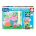 Sada 4 puzzle Peppa Pig Educa