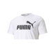 Heren-T-Shirt met Korte Mouwen Puma ESS LOGO TEE 586666 02 Wit