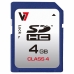 SD Speicherkarte V7 VASDH4GCL4R-2E 4 GB