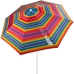Пляжный зонт Aktive Разноцветный Oxford Сталь Ткань Оксфорд 220 x 207 x 220 cm (6 штук)