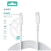 Cable USB a Lightning Aukey CB-SCL2 Blanco Negro 1,8 m