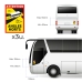 Naklejki EDM Angles Morts Autobus 3 Sztuk 17 x 25 cm