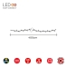 Grinalda de Luzes LED EDM Easy-Connect Multicolor (4 m)