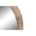 Sienas spogulis Home ESPRIT Dabisks Tīkkoks Pārstrādāta Koks Alpino 60 x 3 x 60 cm