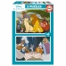 Set de 2 Puzzles Disney Lion King and Lady and the Tramp 48 Piezas