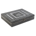 Ékszeres doboz DKD Home Decor Ezüst színű Égszínkék Fa Alumínium 27,5 x 20 x 5,4 cm