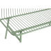 Bord med 3 lænestole Home ESPRIT Mint Metal 115 x 53 x 83 cm