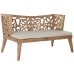 Set masă cu Trei scaune Home ESPRIT Bej Natural Tec 133 x 60 x 70 cm