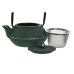 Teapot Home ESPRIT Blue Green Stainless steel Iron 400 ml (3 Units)