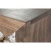 Schubladenschrank Home ESPRIT Braun Schwarz Silberfarben Mango-Holz Spiegel Indianer 45 x 35 x 105 cm