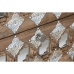 Kommode Home ESPRIT Brun Svart Sølv Treverk av mangotre Speil Indianer 45 x 35 x 105 cm