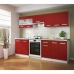 Kitchen furniture Red PVC Crystal Plastic Melamin 80 x 31 x 55 cm