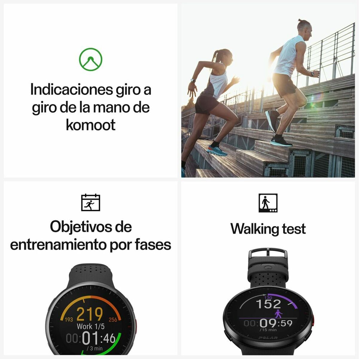 Smartwatch Polar Sort 1,2"