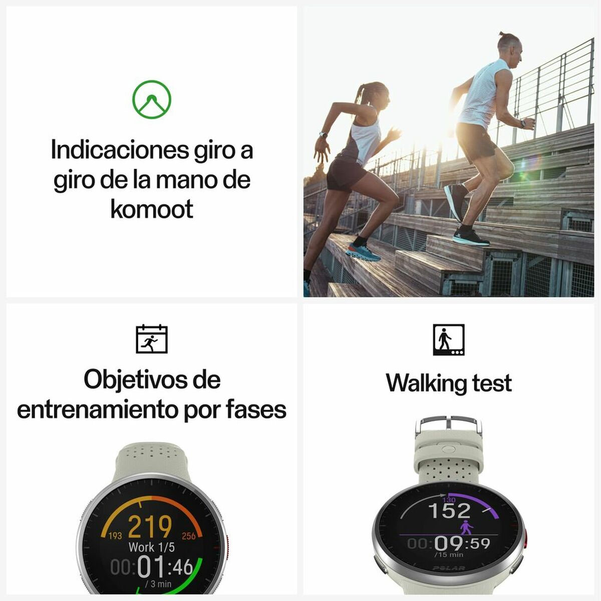Smartklocka Polar 1,2"
