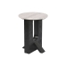 Kiegészítő Asztalka Home ESPRIT Fehér Fekete Márvány Mangófa 41 x 41 x 51 cm