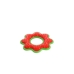 Hračky pre psy Dingo 17393 Červená zelená Prírodná guma 16,5 cm (1 Kusy)