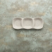 Δίσκος για σνακ Bidasoa Ikonic Γκρι Πλαστική ύλη (28,6 x 10,9 x 3,1 cm) (Pack 12x)