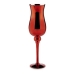 Candleholder Red Crystal 13,5 x 4,5 x 13,5 cm