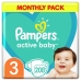 Couches jetables Pampers S3 3