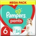 Πανάκια μιας χρήσης Pampers Pants 6 (84 Μονάδες)
