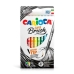Set Viltstiften Carioca Super Brush Multicolour 10 Onderdelen (24 Stuks)