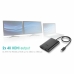 DisplayPort HDMI Adapter i-Tec C31DUAL4KHDMI        Fekete 4K Ultra HD