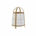 Asztali lámpa DKD Home Decor Fehér Természetes Bambusz 40 W 220 V 32 x 32 x 45,5 cm