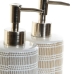 Дозатор мыла DKD Home Decor 7,2 x 8 x 18 cm Серый ABS Керамика Boho (2 штук)