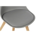 Krzesło DKD Home Decor 48 x 55 x 83 cm Piana Szary Brązowy polipropylen Buk